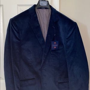 Men’s Corduroy Blazer Navy NWT